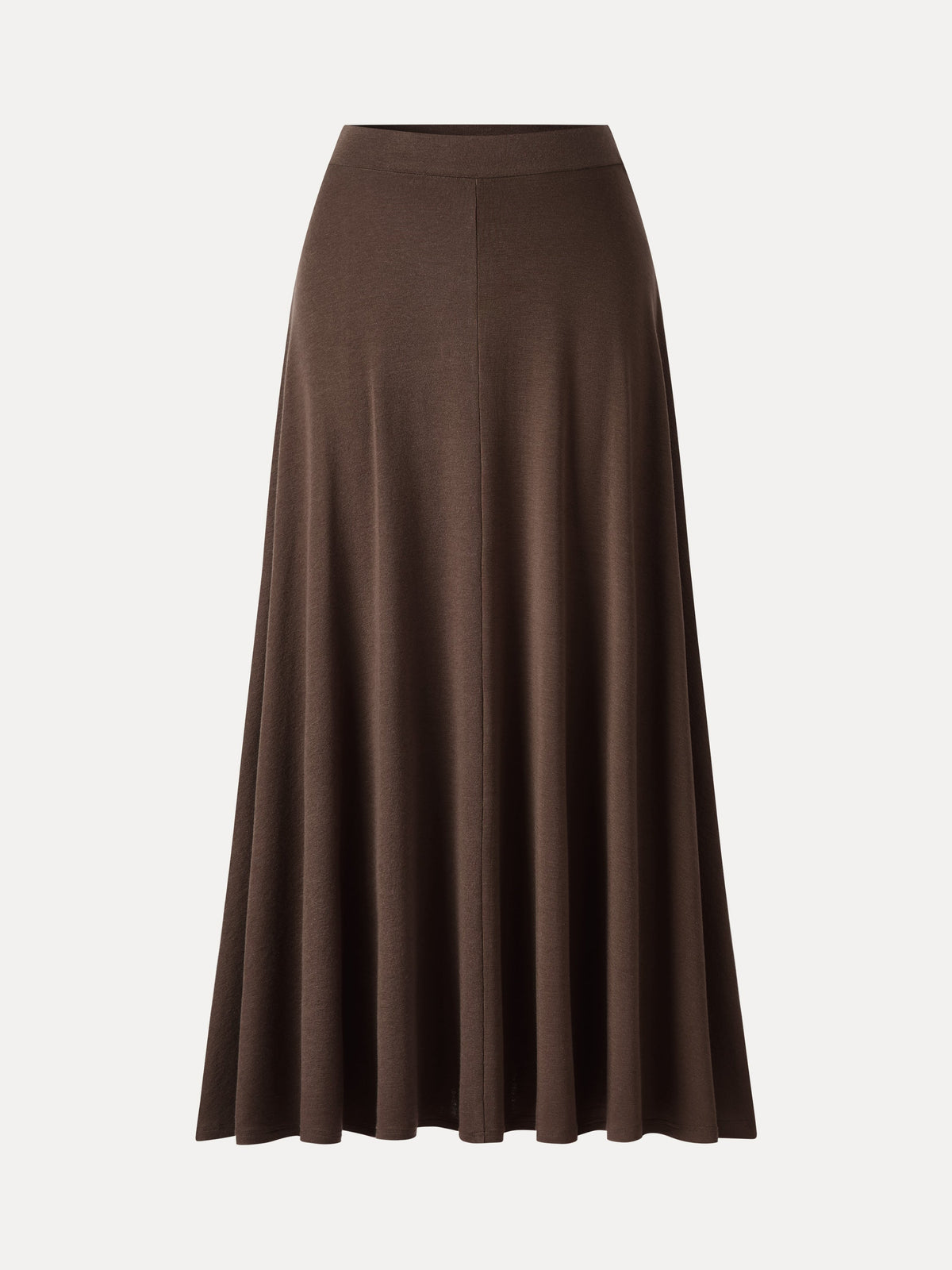 LiteWarm Lyocell-Cashmere Blend Mid-Rise Umbrella Maxi Skirt — original photo 10