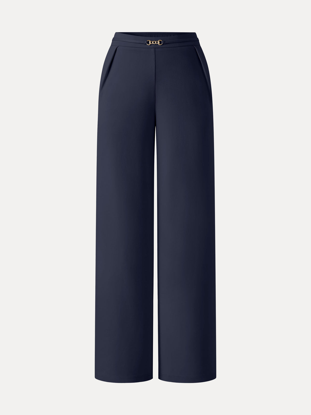 Ponte High-Rise Wide-Leg Pants with Pockets — original photo 11