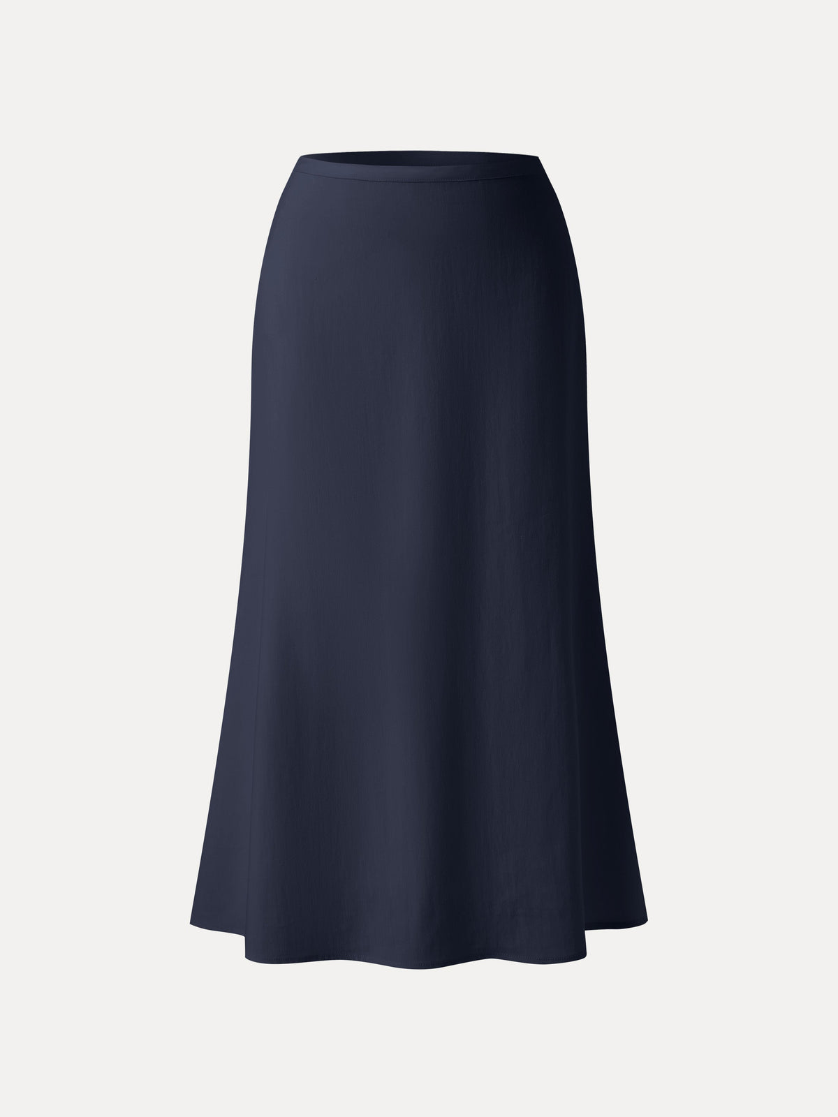 Lyocell-Linen Blend Maxi Flared Pull-On Skirt — original photo 13