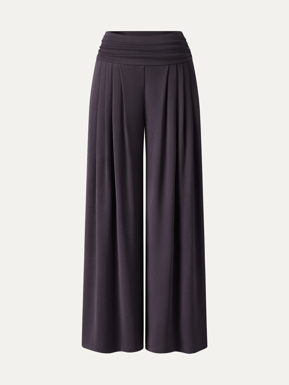 Sandwashed Super Flowy Tucked Palazzo Pant with Pockets — original photo 12