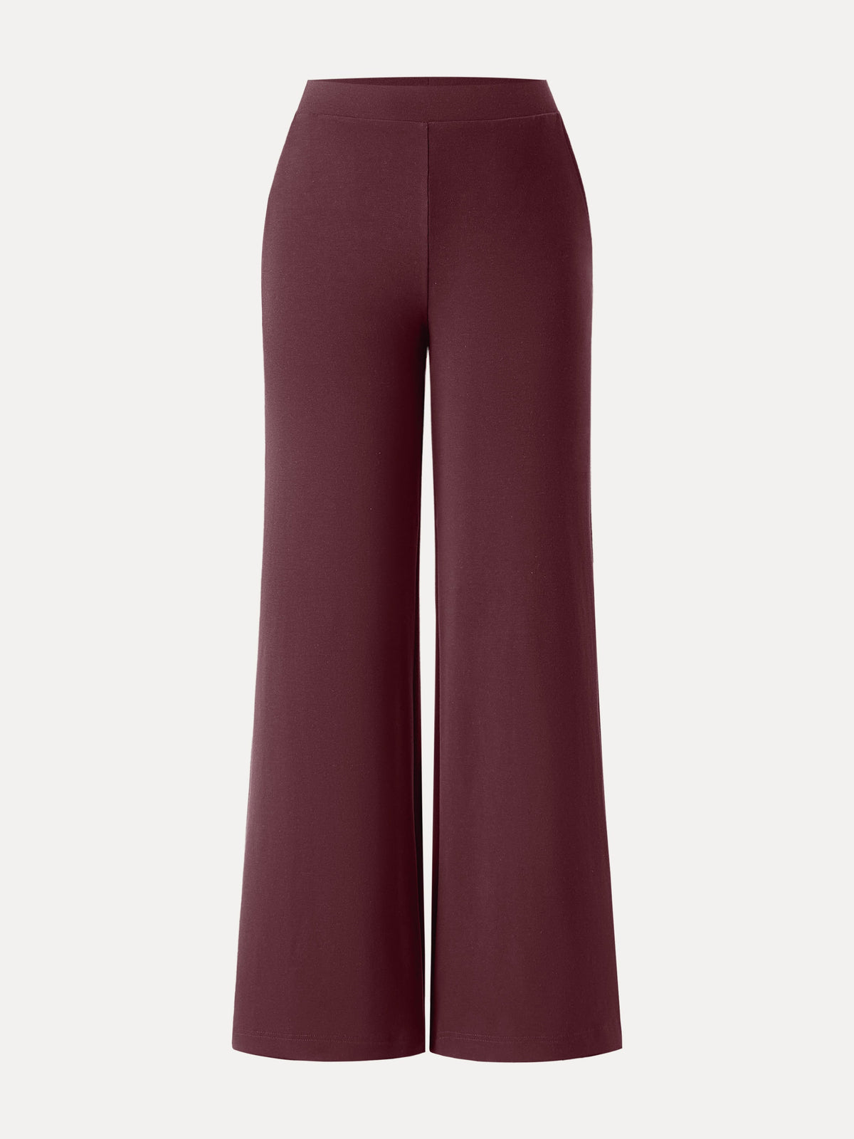Lyocell Wool Mid Rise Wide Leg Pull-on Pant with Pockets — original photo 9