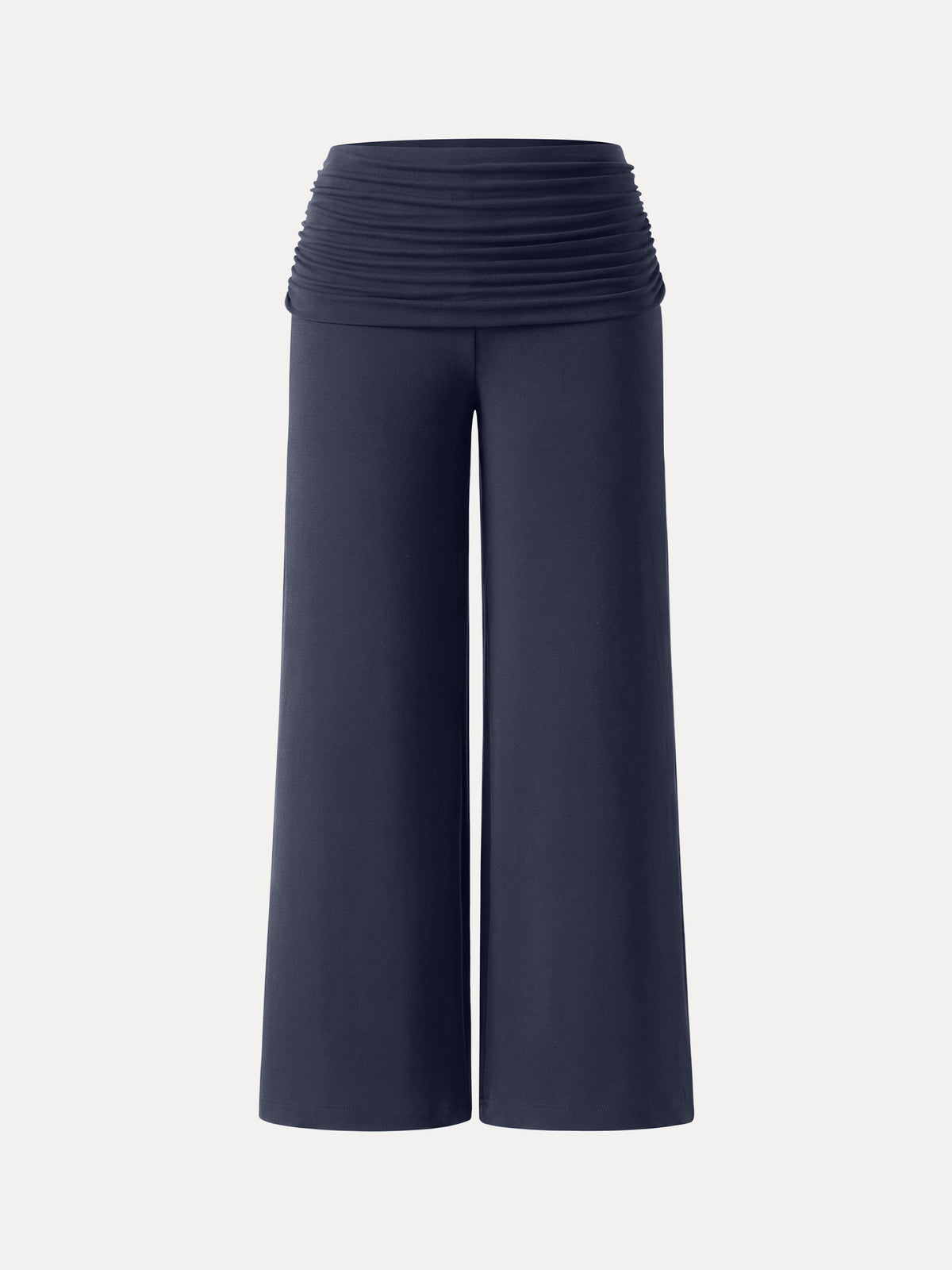 Non-Itchy Wool Blend Drapey Wide Leg Pull-on Pants with Pockets — original photo 19