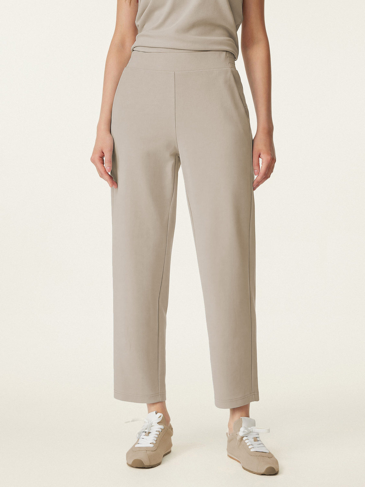 Mid Rise Pull-on Tapered Pant with Pockets — original photo 1