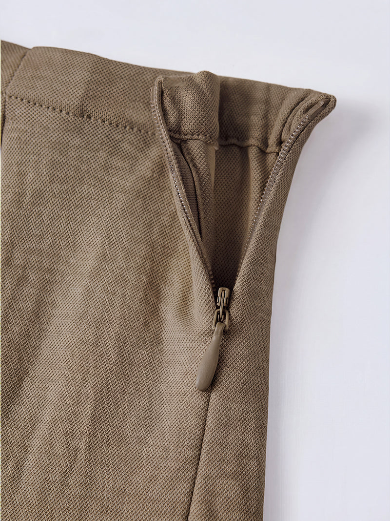 Breathable Cotton-linen Mid Rise Straight Leg Pant — original photo 6