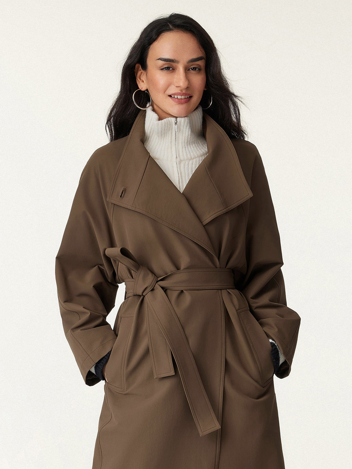 Waterproof Belted Trench Coat — original photo 6