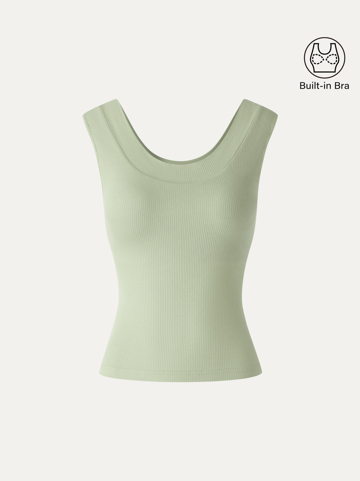 CoolTouch U-Neck Built-In Bra Tank — original photo 10