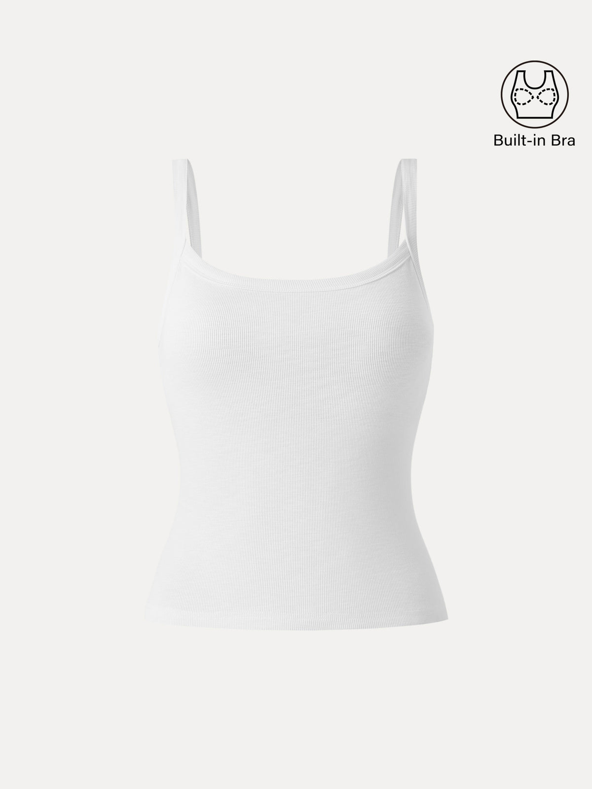 Everyday Cotton Low Back New Airy Built-In Bra Tank — original photo 9