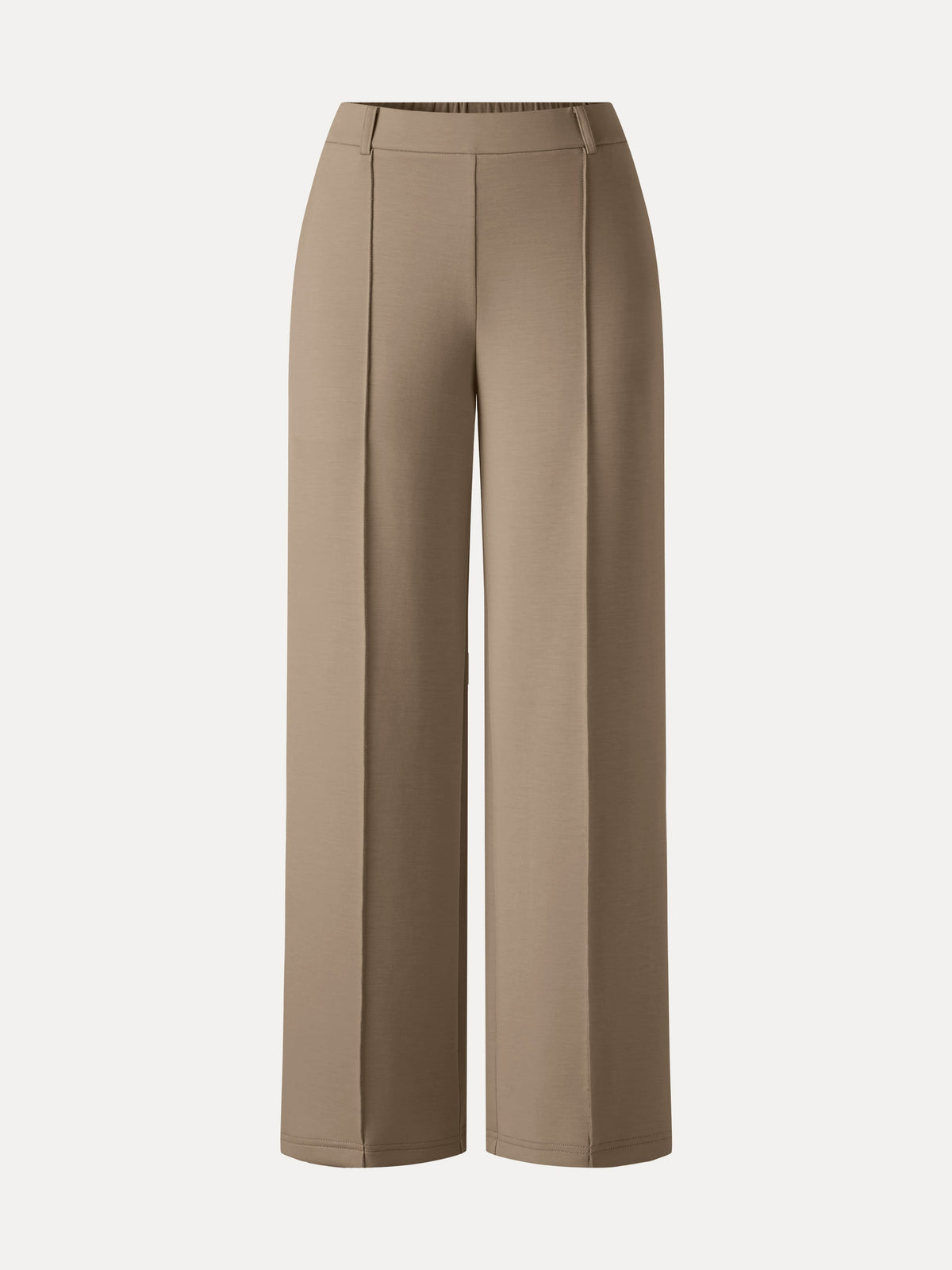 Lyocell Spacer Knit Cropped Flared Pants with Pockets — original photo 7