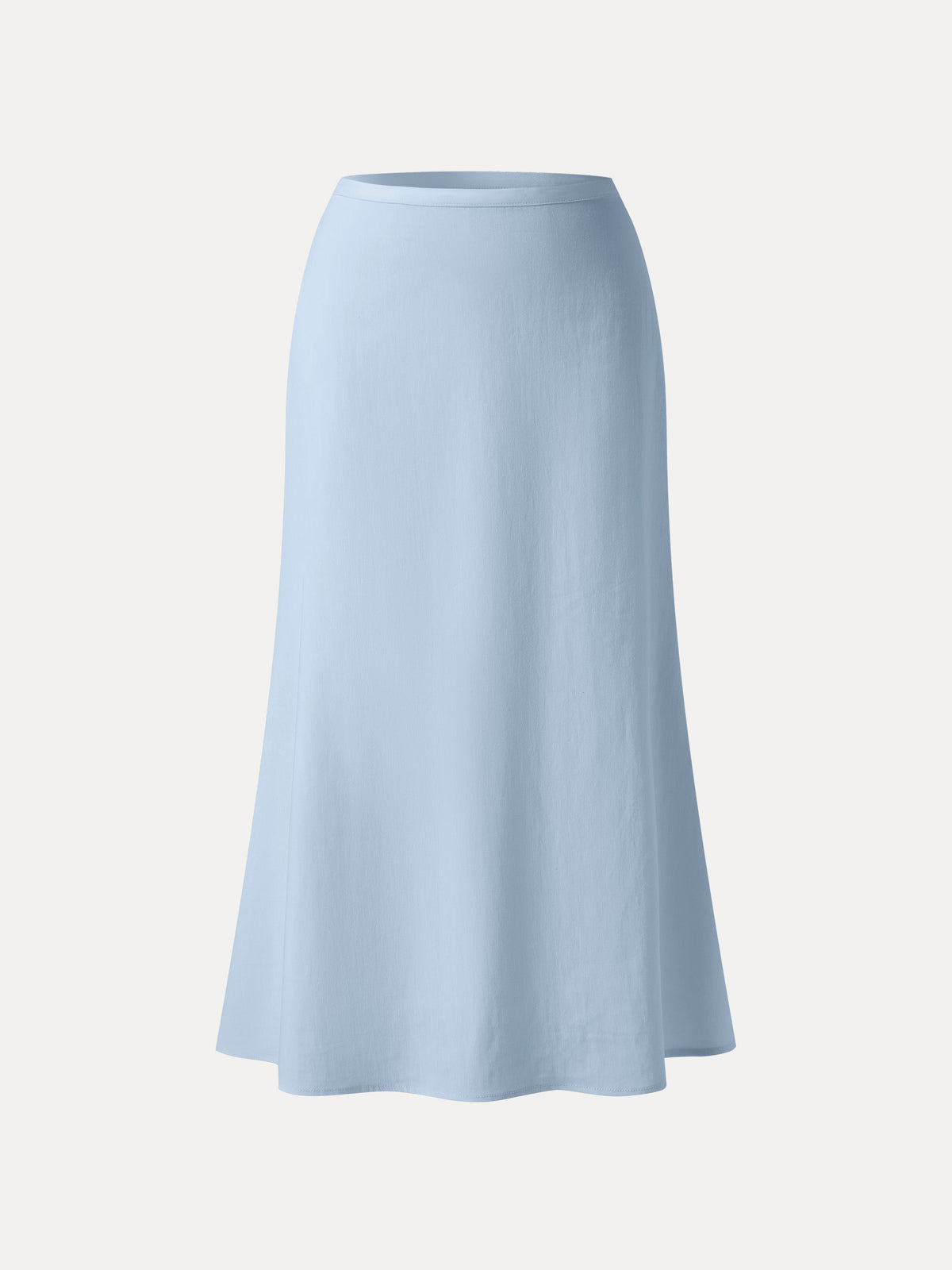 Lyocell-Linen Blend Maxi Flared Pull-On Skirt — original photo 11