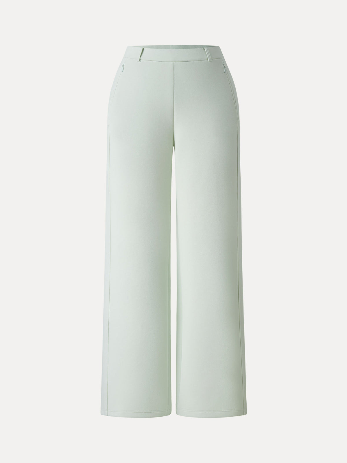 Stretch Cotton Blend Slimming High Rise Wide Leg Pant — original photo 8
