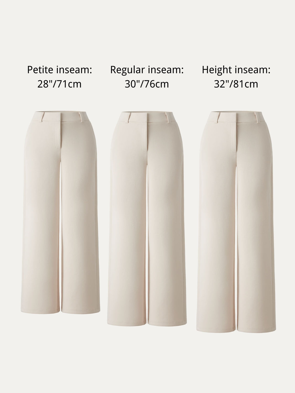 Stretchy Mid Rise Fly-Front Wide Leg Trouser — original photo 7