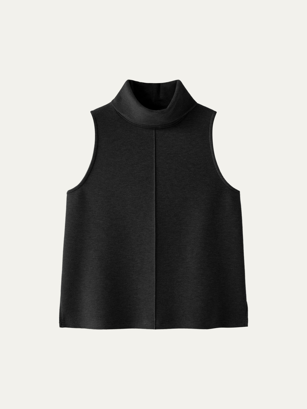Turtle Neck Split Hem Top — original photo 10