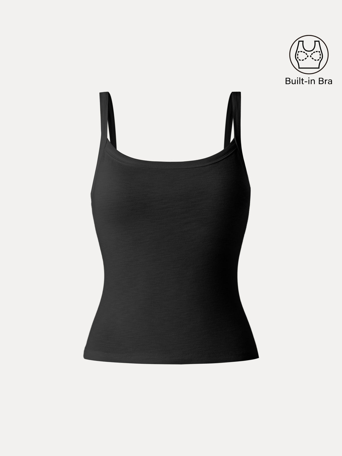 Everyday Cotton Low Back New Airy Built-In Bra Tank — original photo 7
