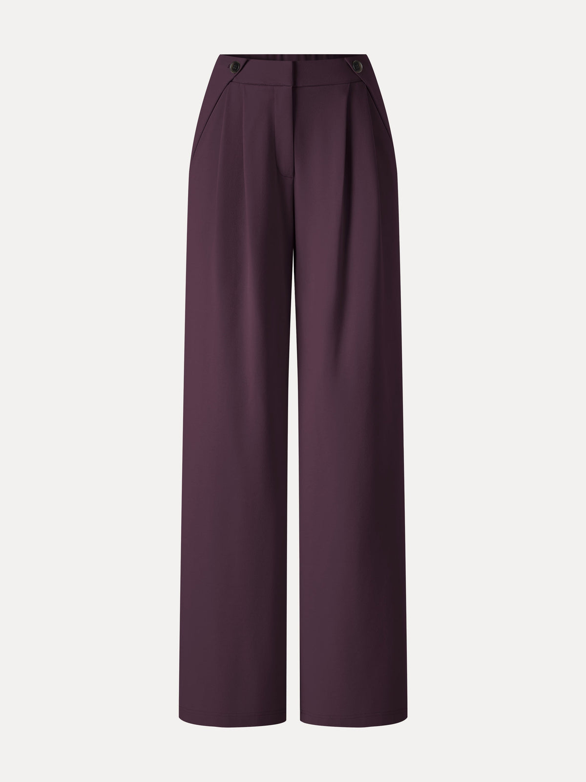 Ponte High-Rise Wide-Leg Gusset Pants with Pockets — original photo 9