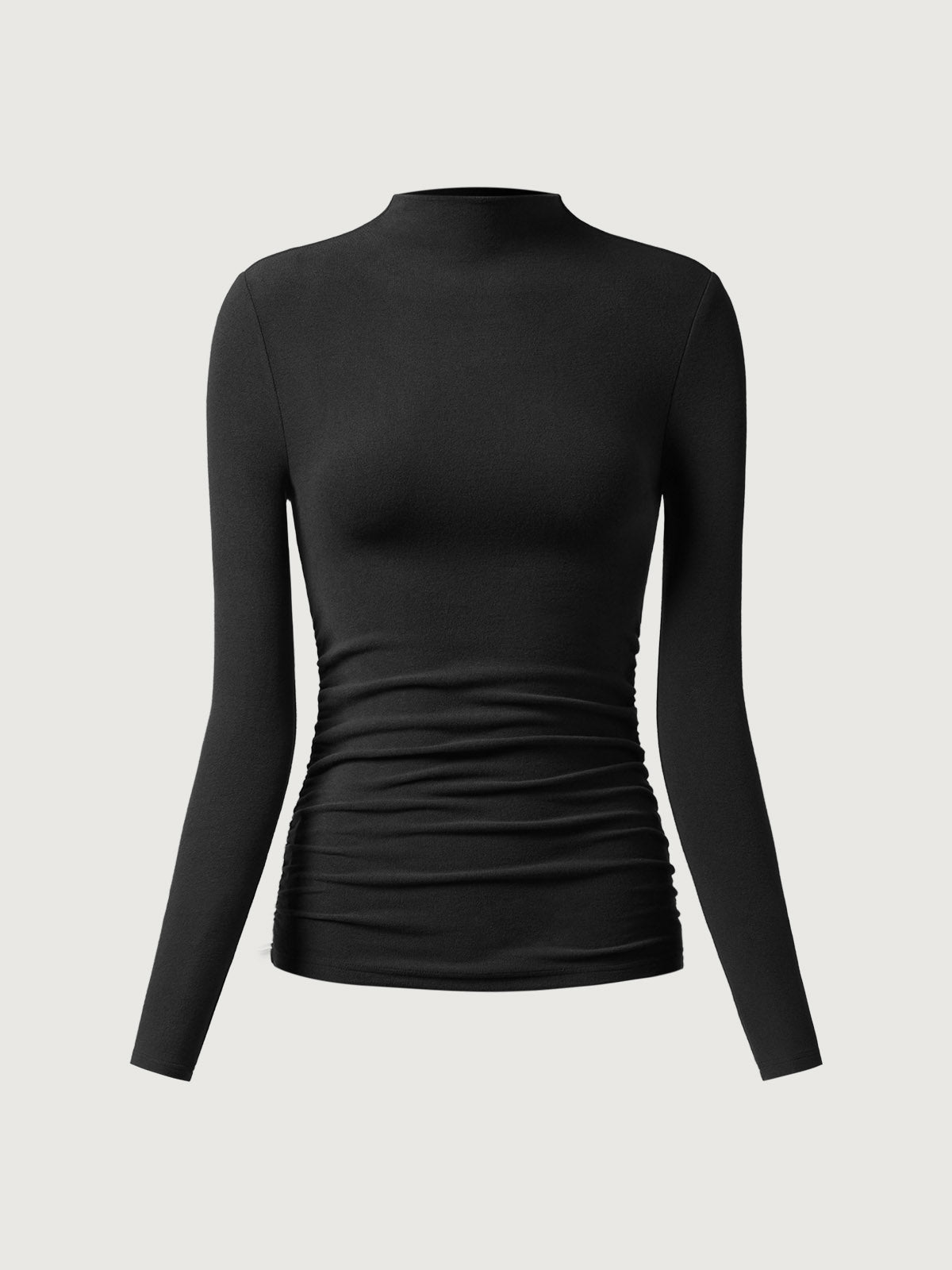ProWarm Ruched Sides Mockneck Top — original photo 6