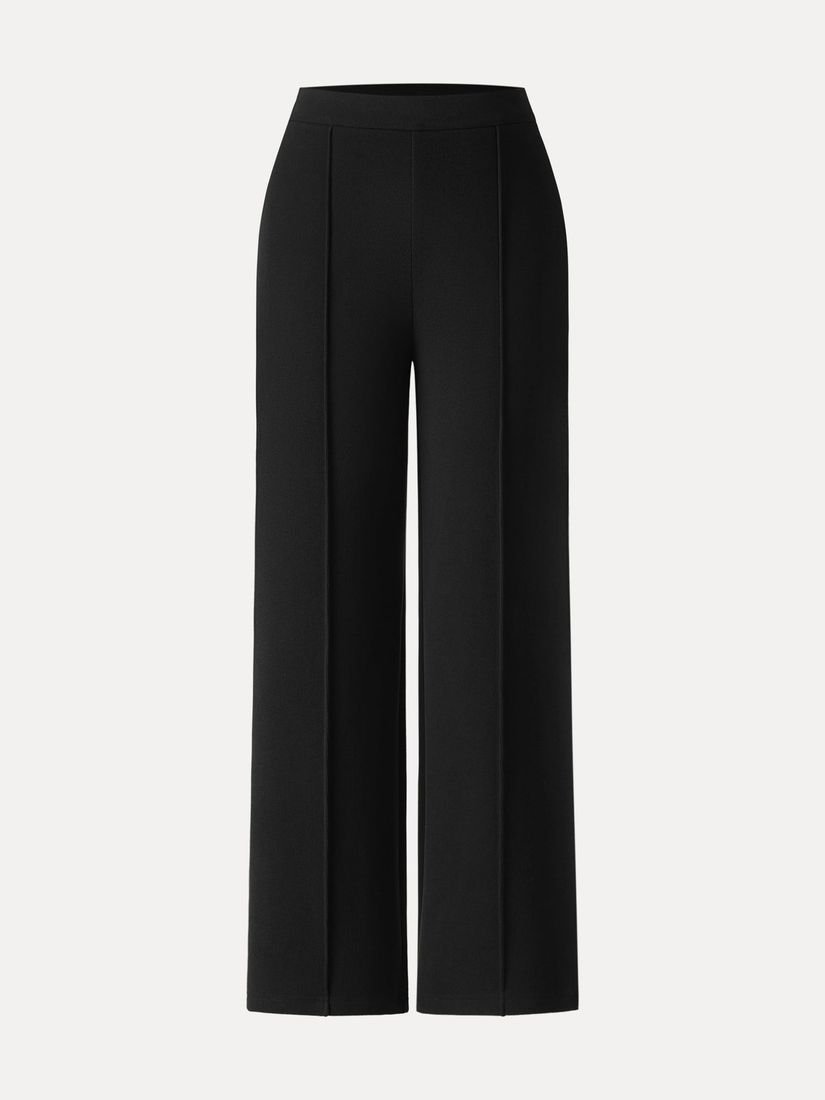 GingerWarm Mid-Rise Straight-Leg Pintuck Pants with Pockets — original photo 18