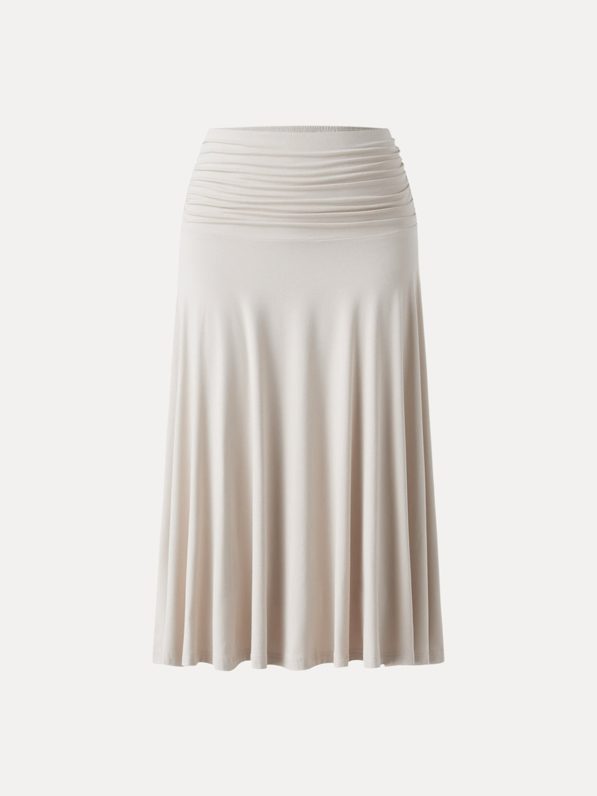 Flowy Side Ruched A-line Midi Skirt — original photo 7