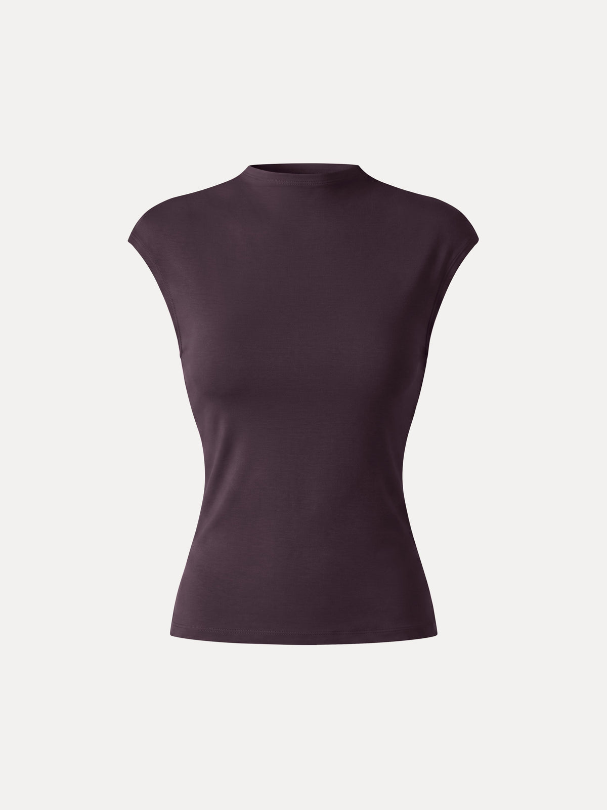 LiteWarm Lyocell-Wool Mock Neck Sleeveless Top — original photo 12