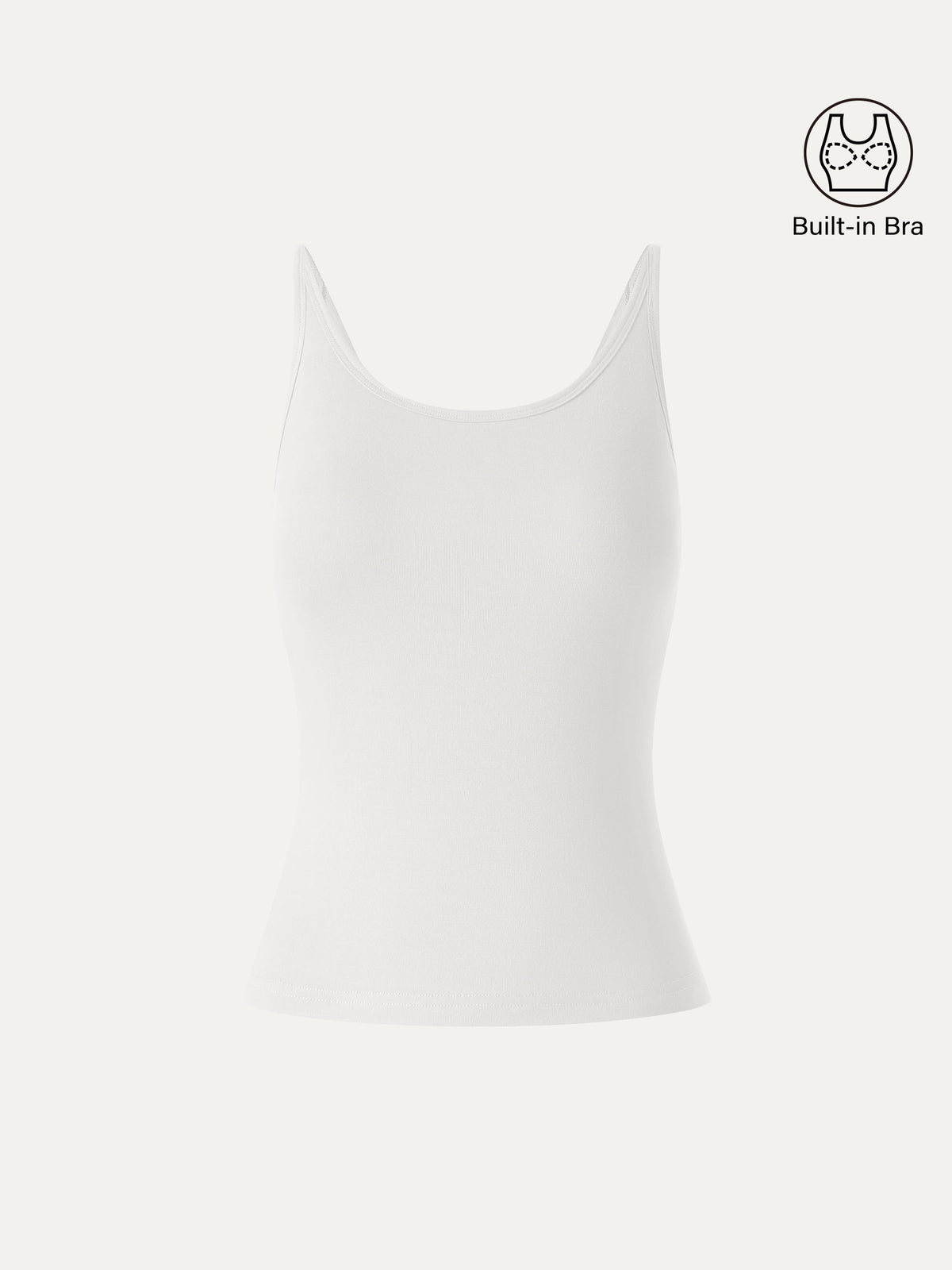 SkinKiss Scoop Neck Built-In Bra Top — original photo 11