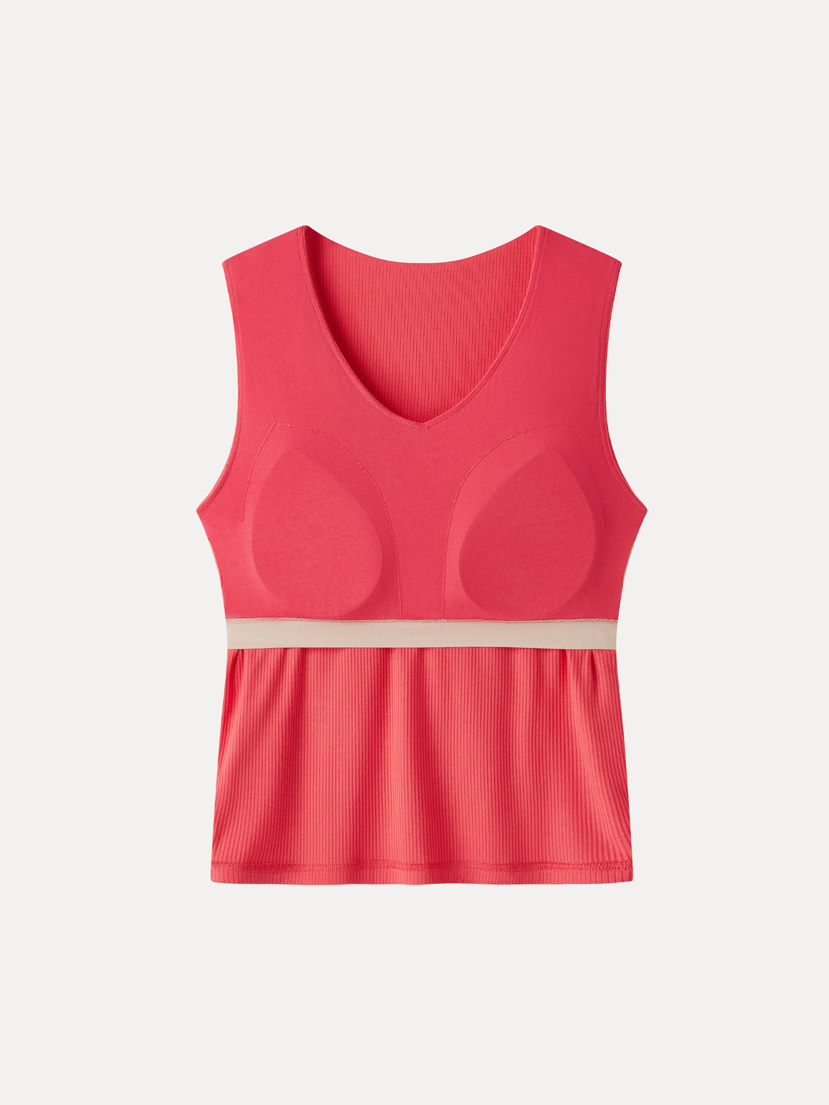 CoolTouch Ease V-Neck Wide Shoulder Built-In Bra Tank — original photo 6