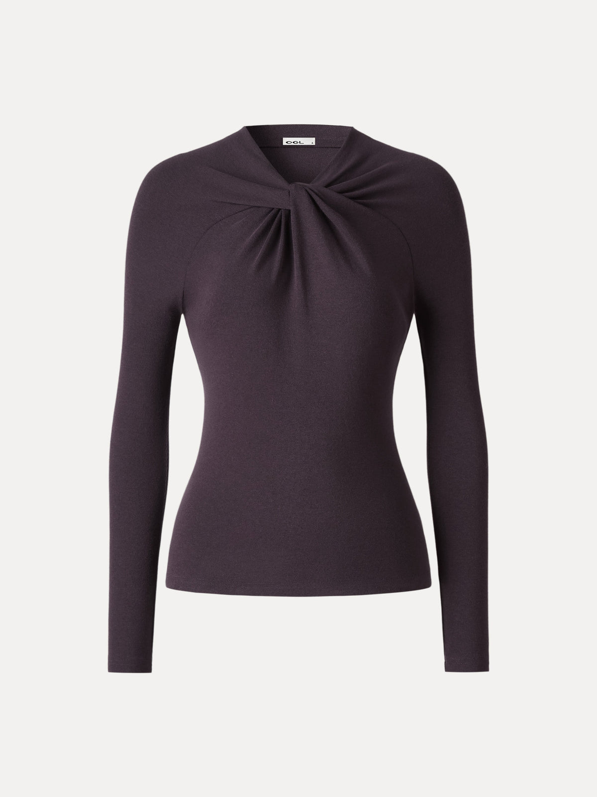 LiteWarm Twisted V-Neck Long Sleeve Top — original photo 6