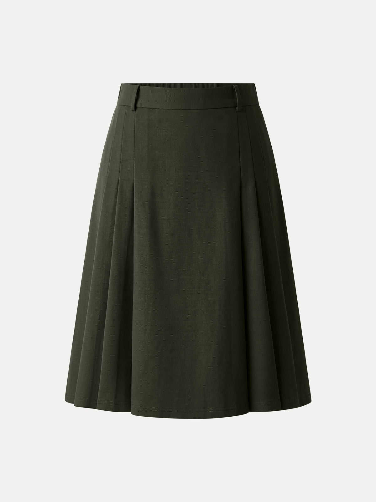 Ponte High-Rise Tucked Knee-Length Skirt — original photo 8