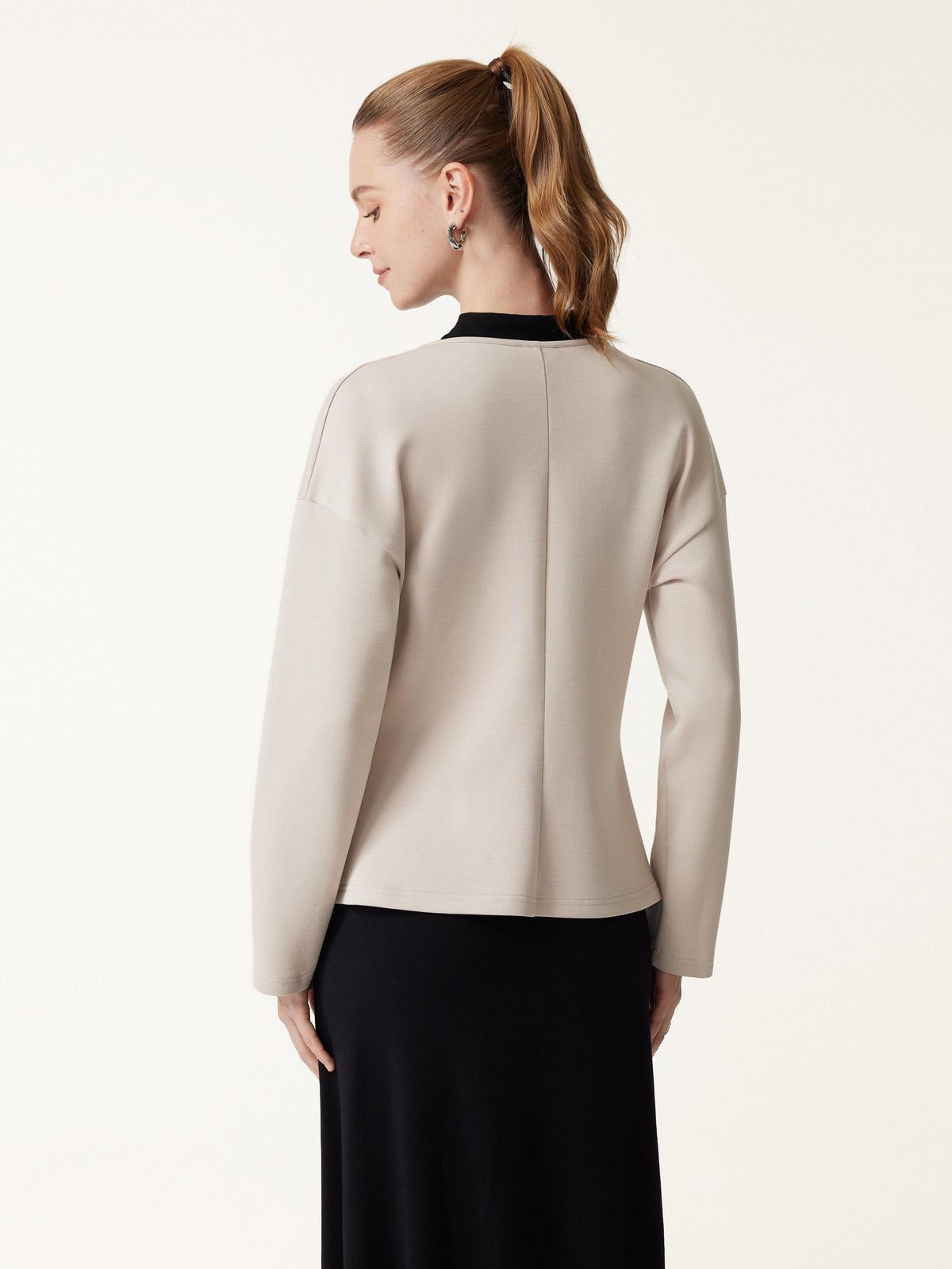 LiteWarm Spacer Knit Long Sleeve Cardigan — original photo 4