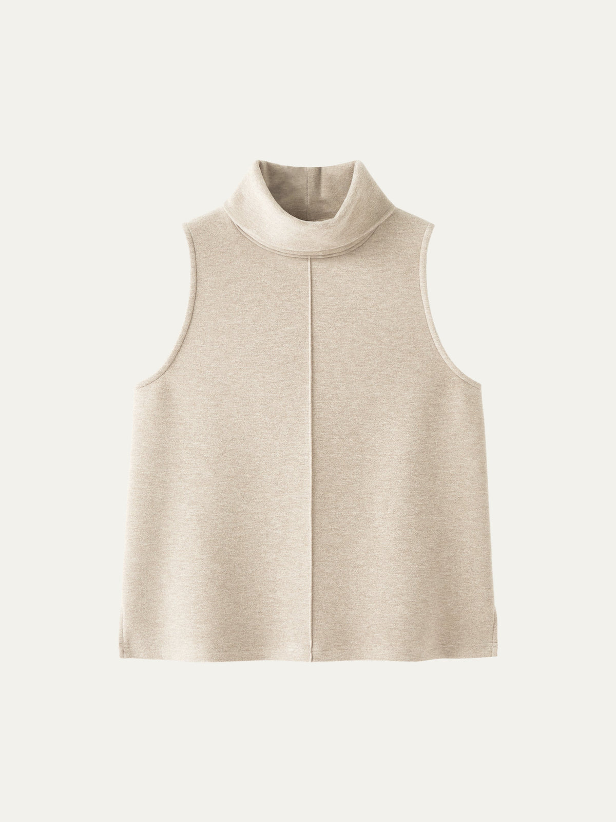 Turtle Neck Split Hem Top — original photo 9