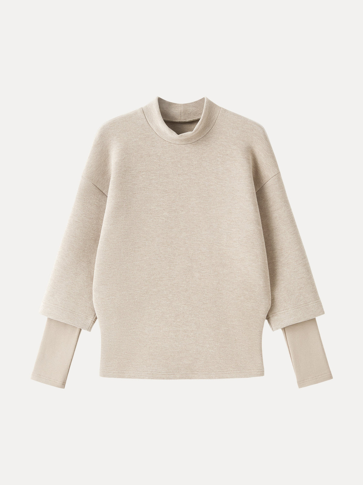 FuzzLuxe Mockneck Sleeve-Warmer Top — original photo 9