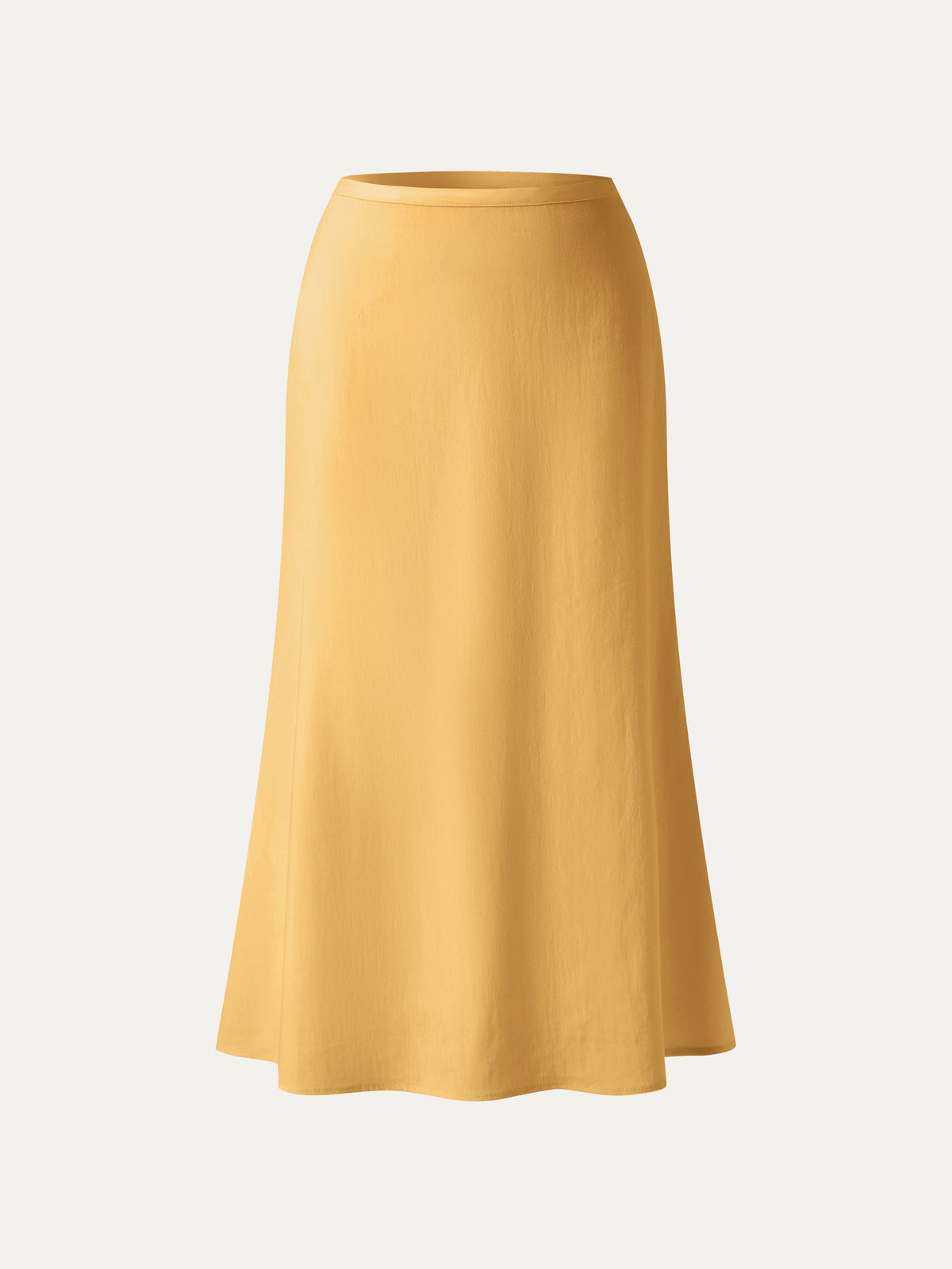 Lyocell-Linen Blend Maxi Flared Pull-On Skirt — original photo 10