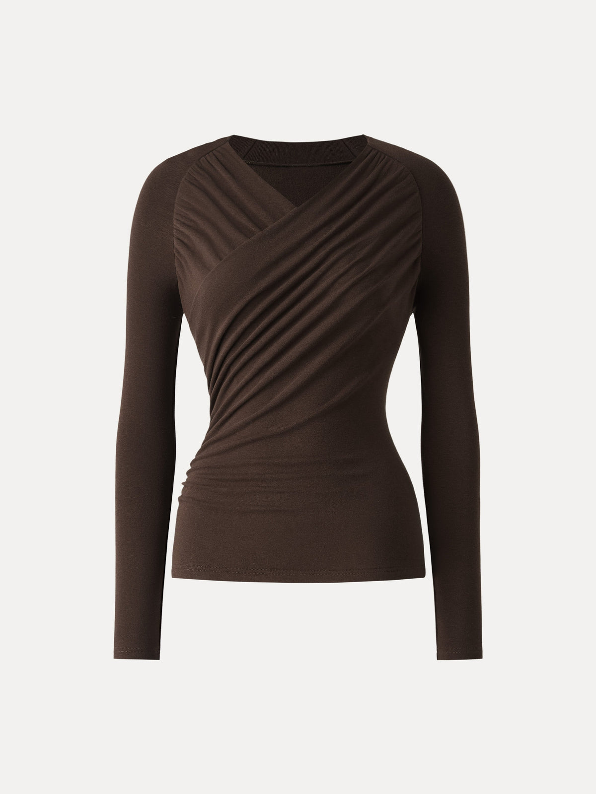 ProWarm Surplice Long Sleeve Ruched Top — original photo 6