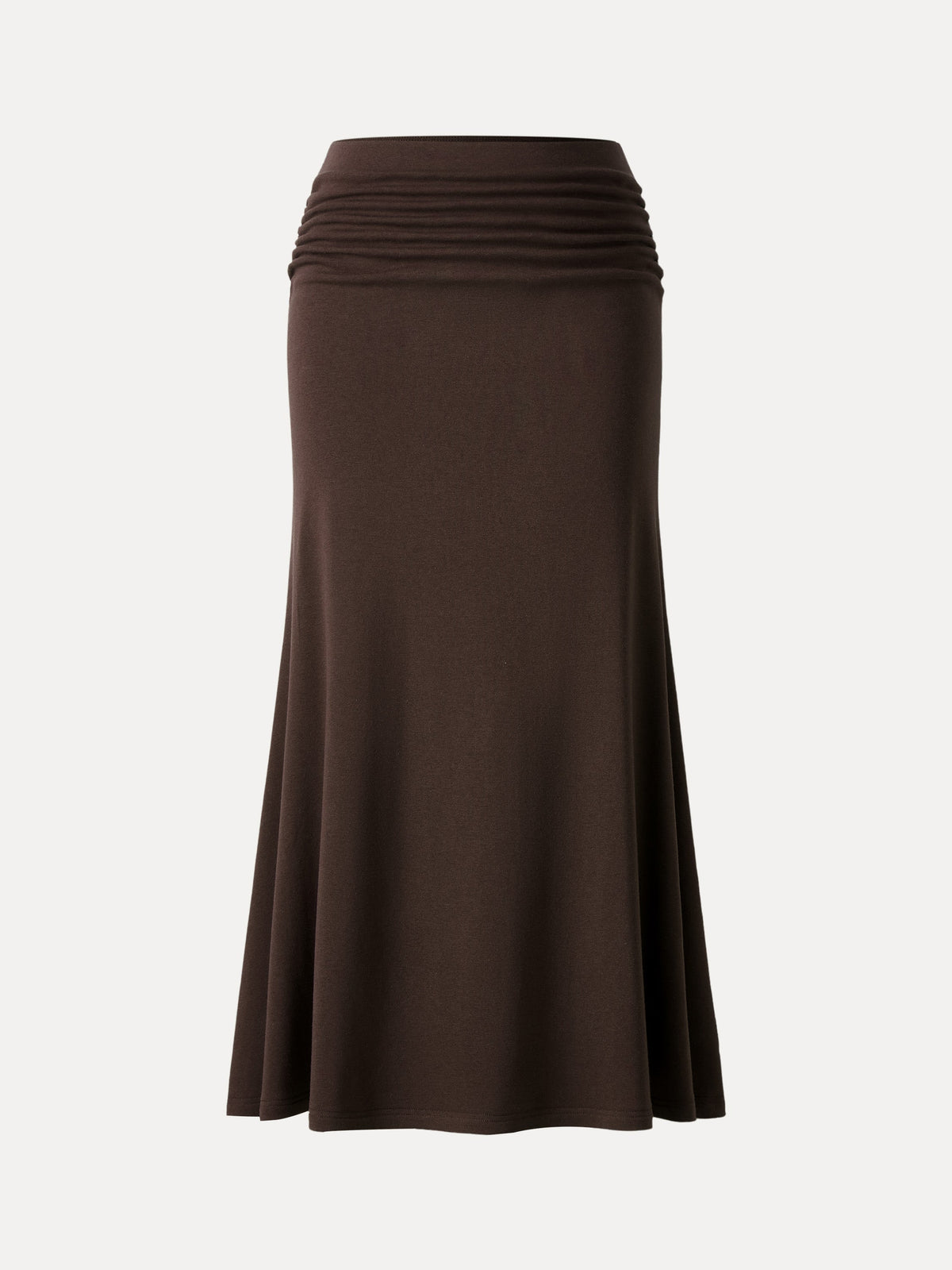 Prowarm Mid-Rise Ruched Flared Midi Skirt — original photo 7