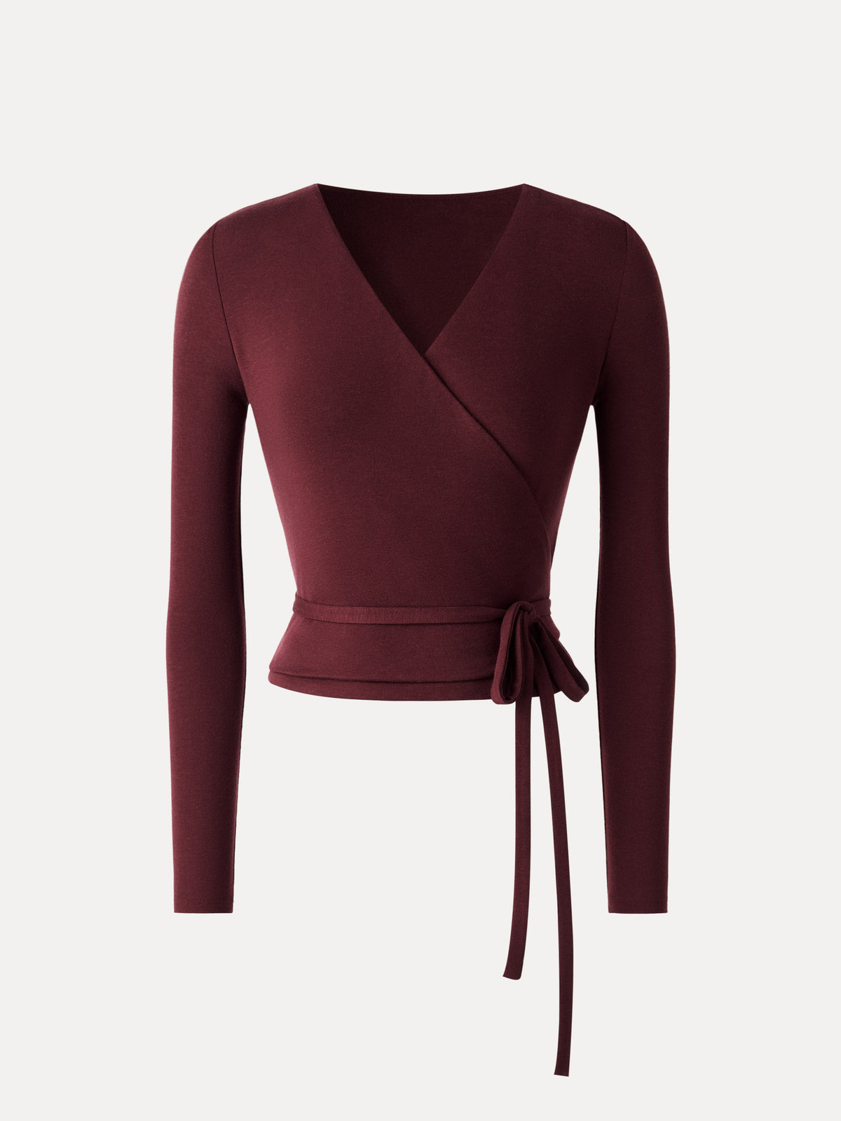 LiteWarm Cashmere Blend Reversible Wrap Tie-Waist Cardigan — original photo 9