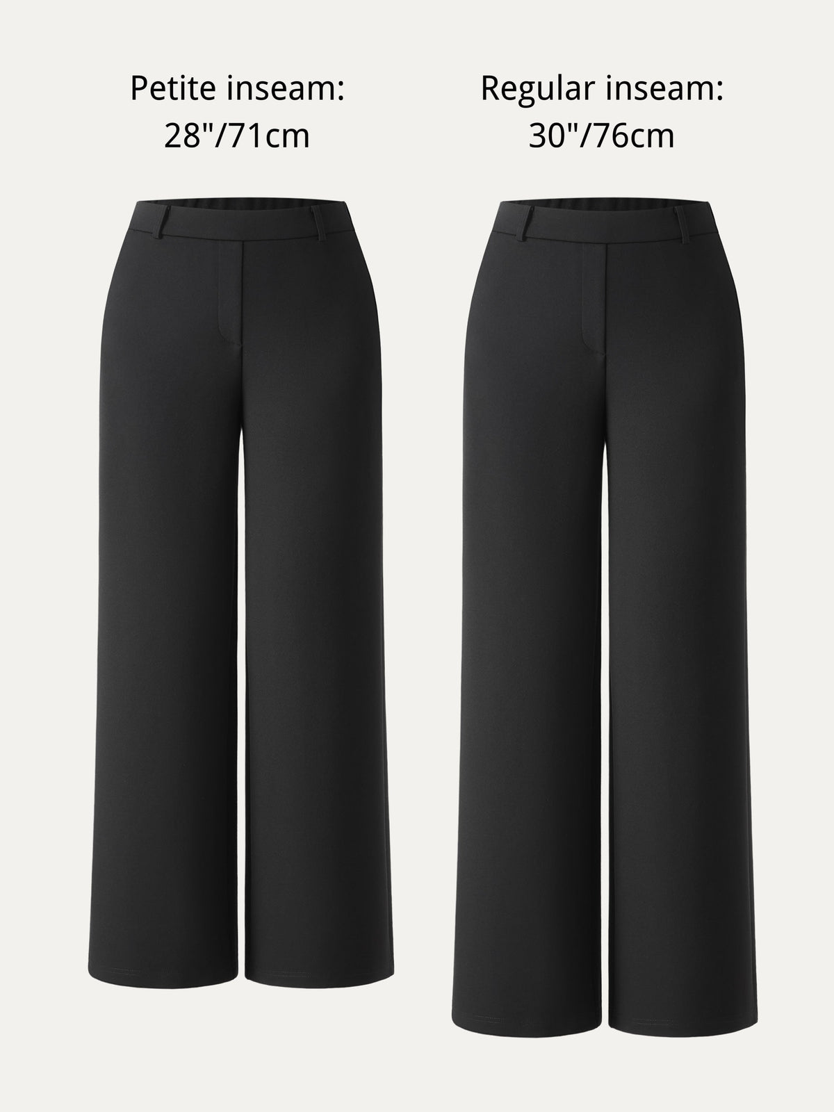 Ponte Mid-Rise Wide-Leg Pants with Pockets — original photo 10