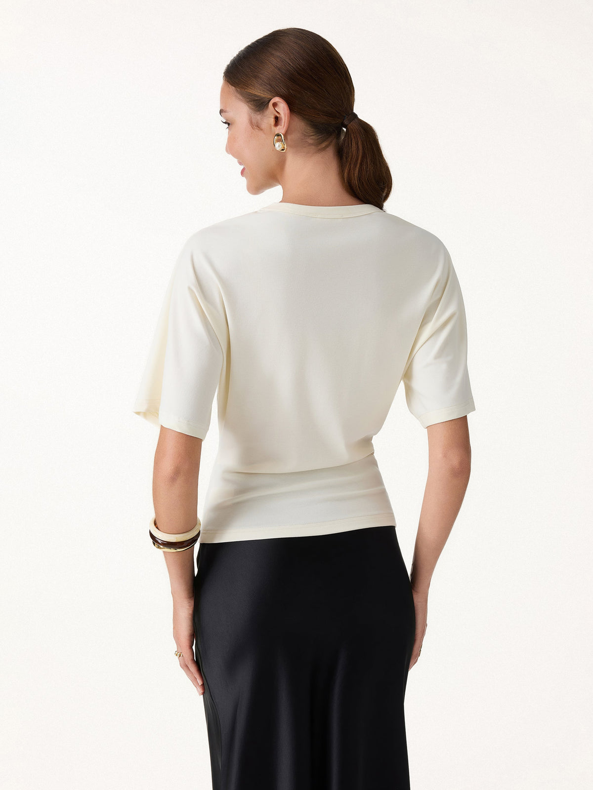 Elevated Cotton-Blend Essential Tee — original photo 5
