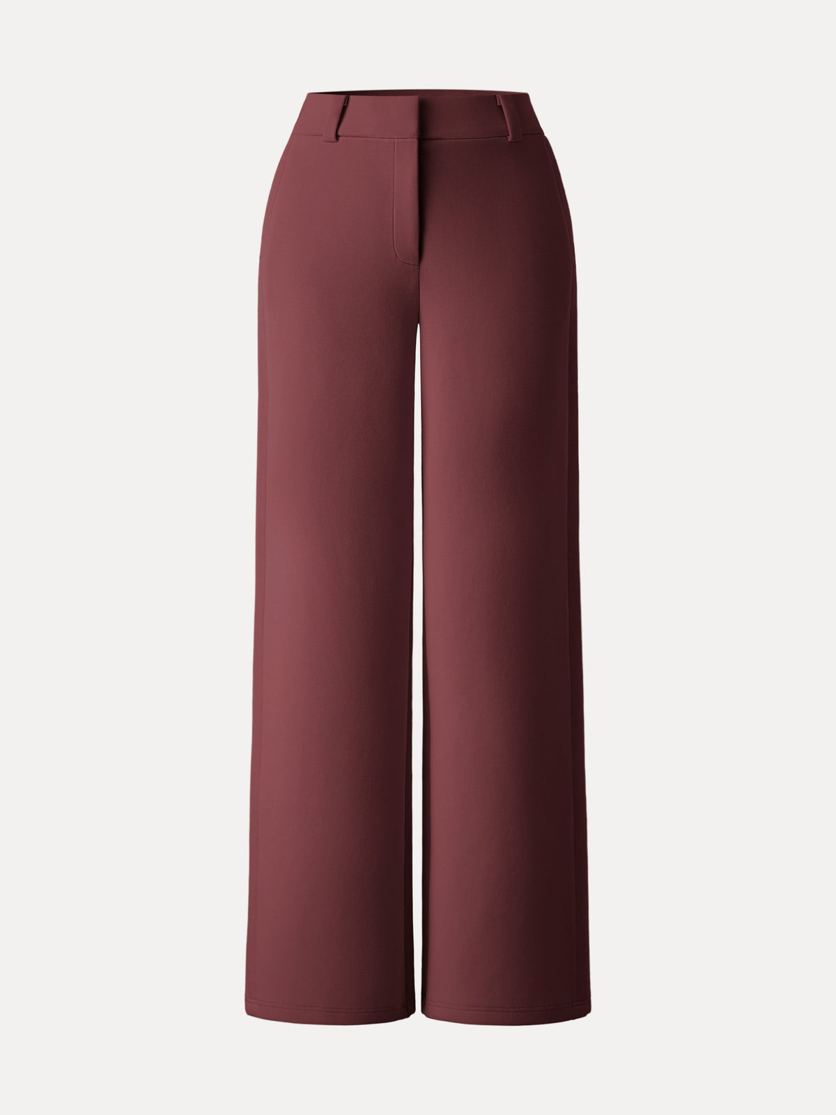 Stretchy Mid Rise Fly-Front Wide Leg Trouser — original photo 14