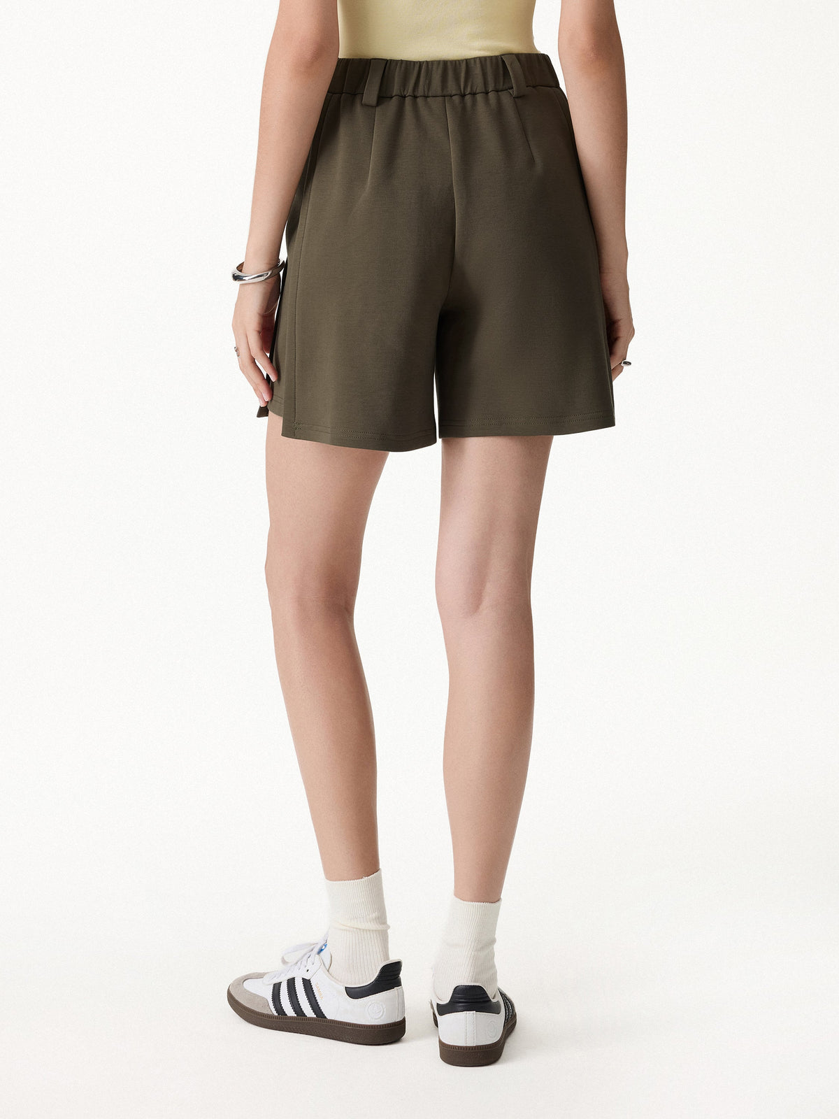 Air Cotton Mid-Rise Travel Shorts with Pockets — original photo 6