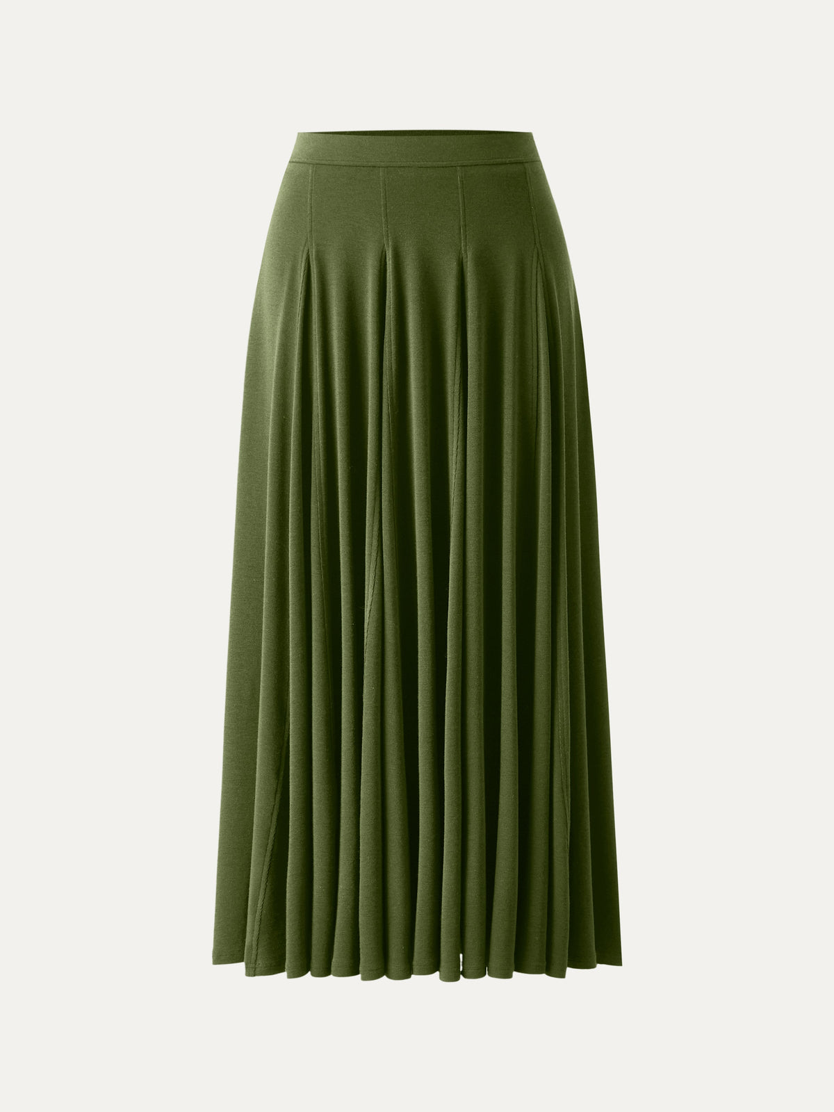 LiteWarm Godet Hem Pull-on Maxi Skirt — original photo 10