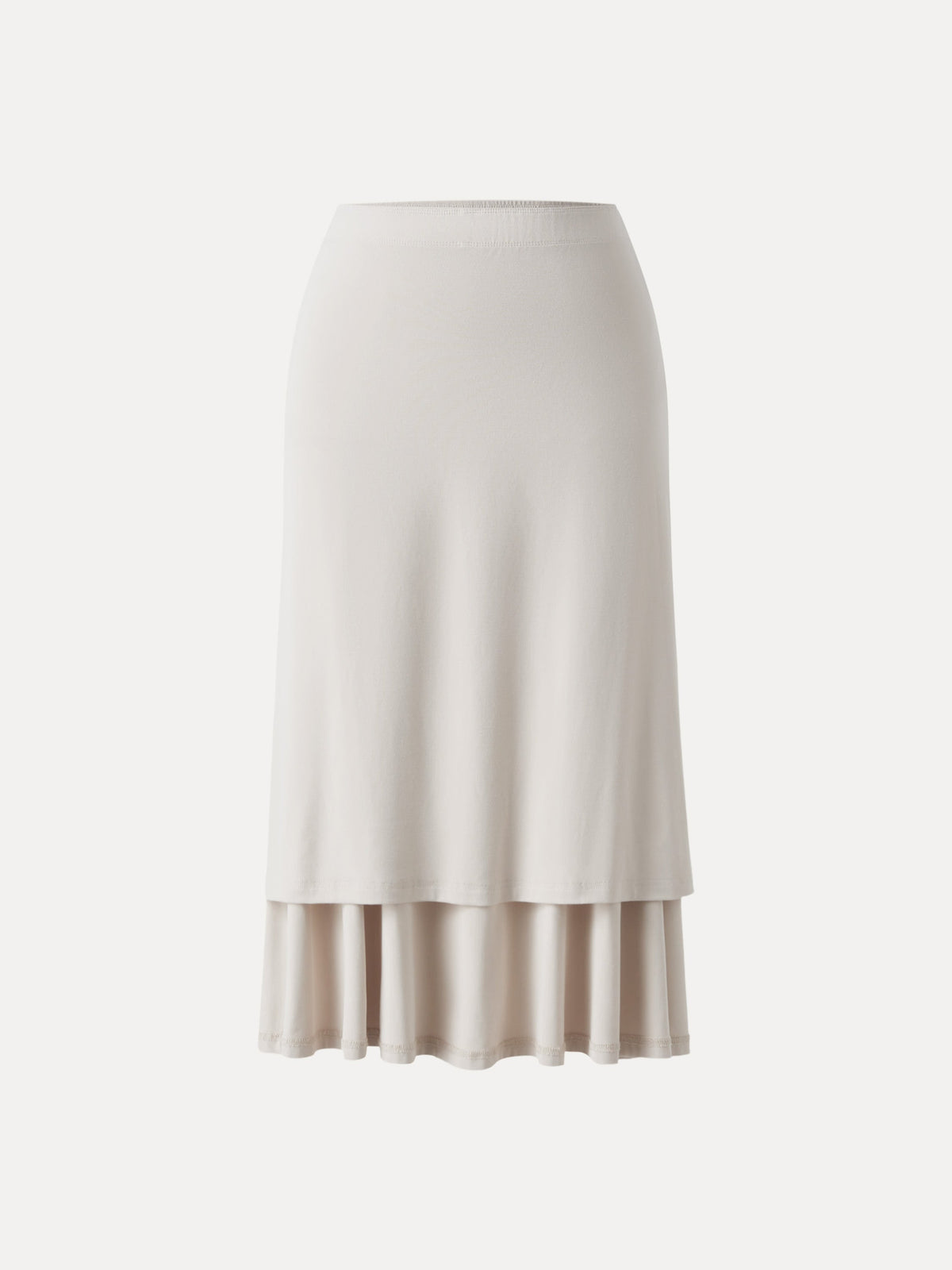 Flowy Side Ruched A-line Midi Skirt — original photo 6