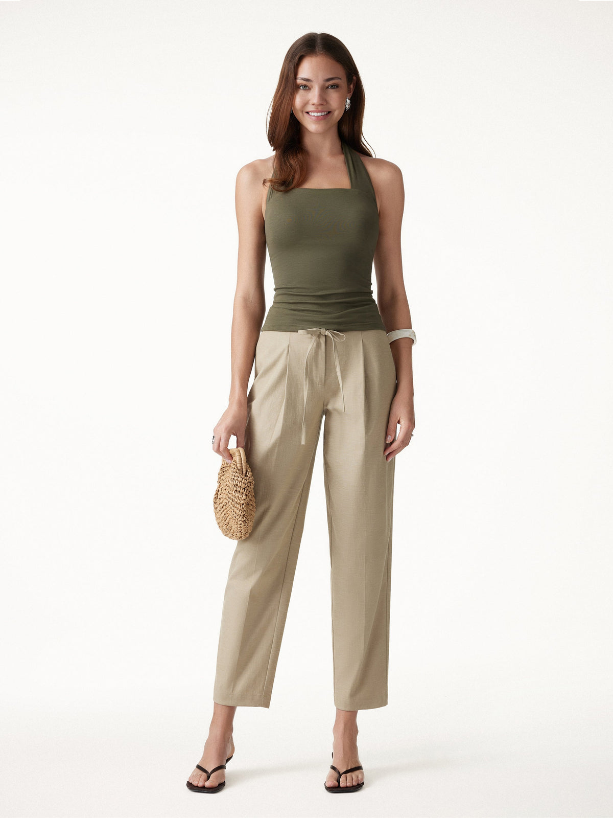CoolTouch Halter Going-Out Built-In Bra Top — original photo 3
