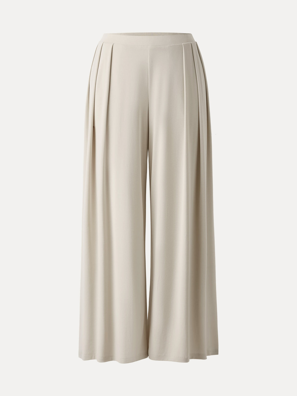 Sandwashed Mid Rise Pleated Wide Leg Palazzo Pant with Pockets — original photo 7