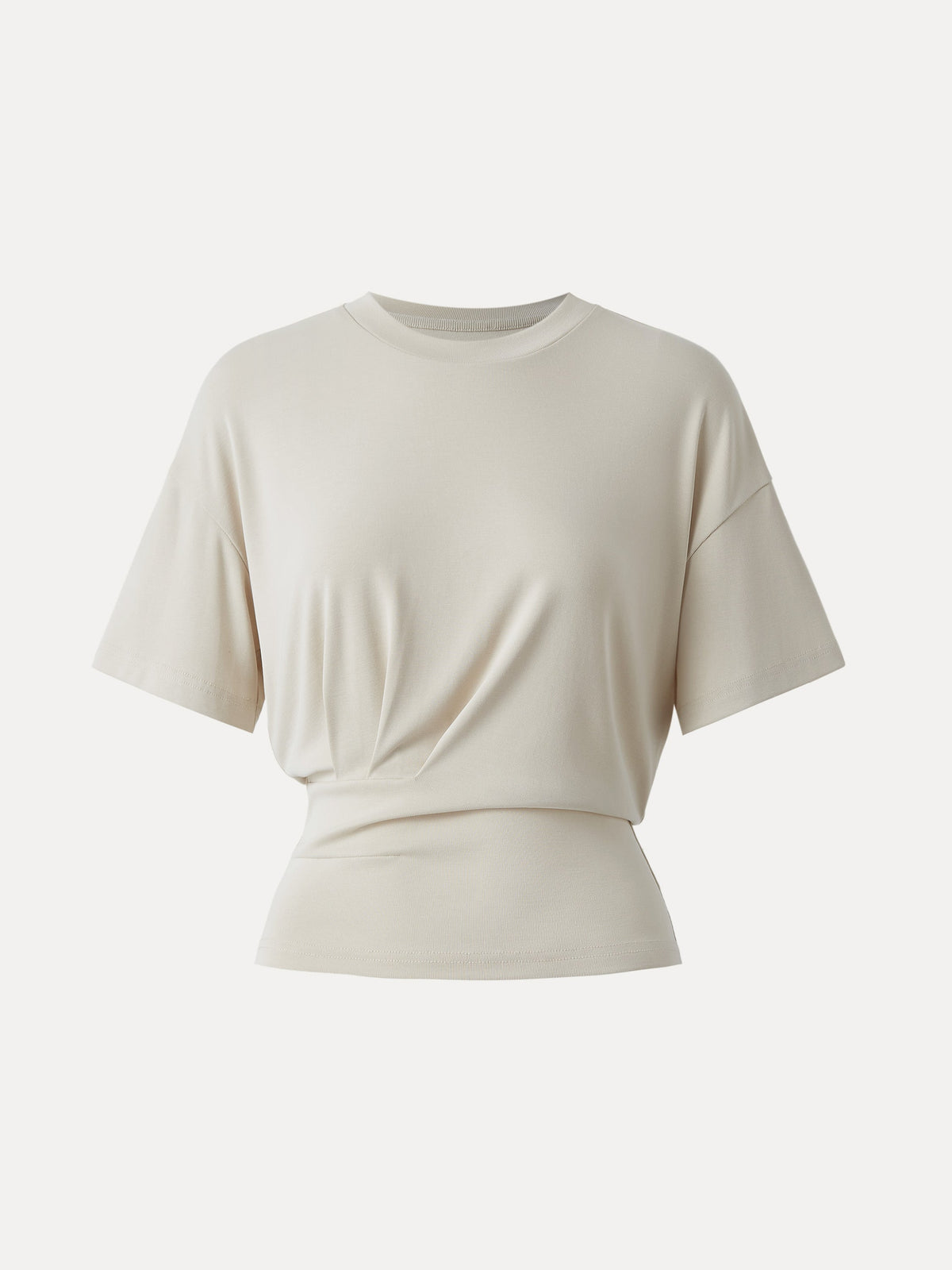 Crewneck Short Sleeve Tucked Tee — original photo 6