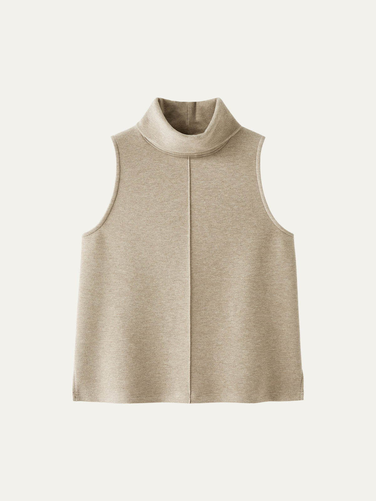 Turtle Neck Split Hem Top — original photo 8