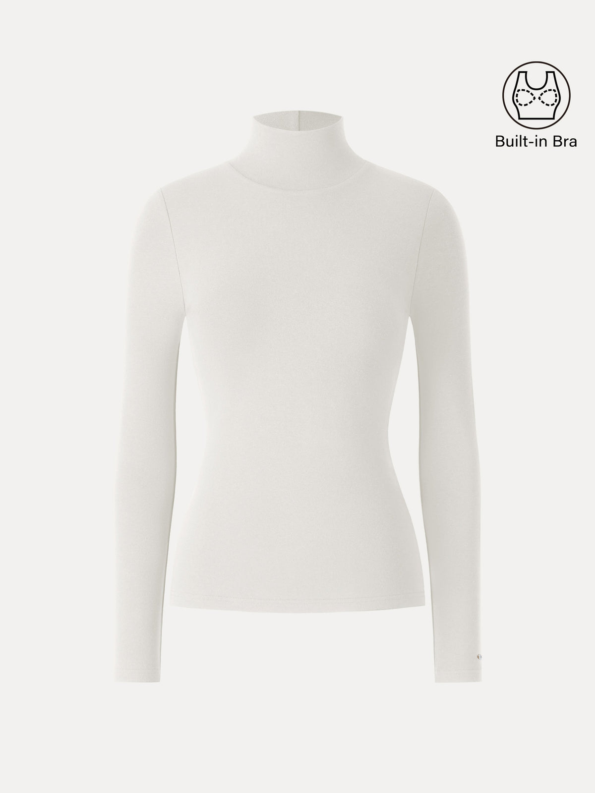 ProWarm Turtleneck Long Sleeve Built-In Bra Top — original photo 9