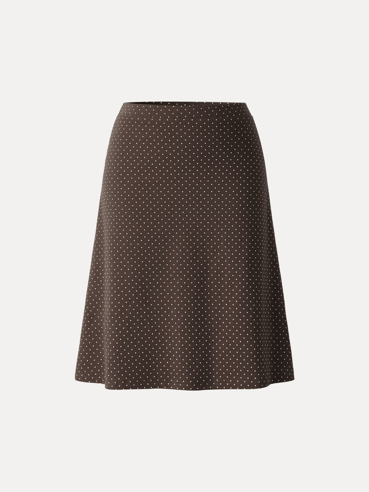 Stretch Cotton Polka Dot A-Line Flare Skirt Limited Edition — original photo 9