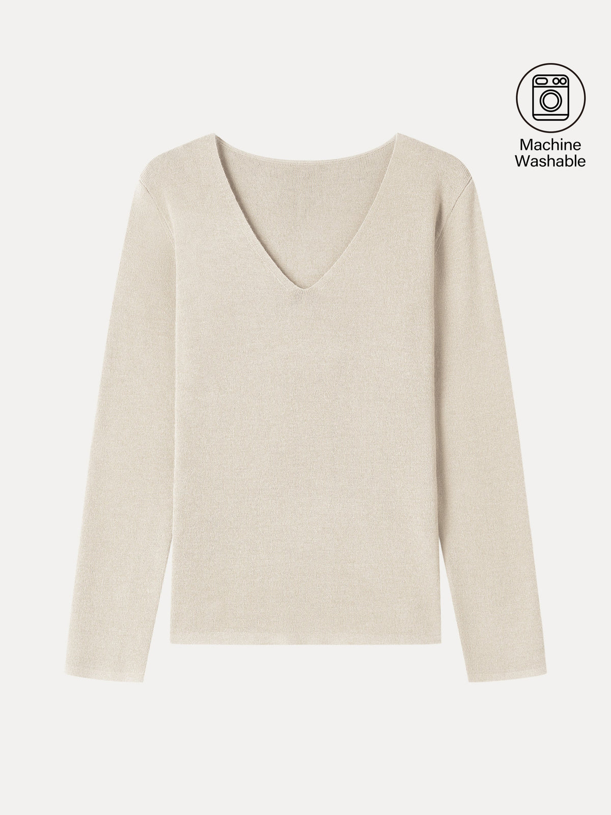 The Everyday V-Neck Merino-Blend Sweater — original photo 10