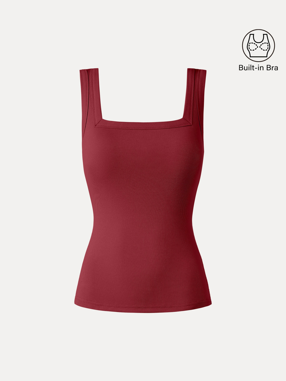 Slinky Square Open-Back Bra Tank Top — original photo 8