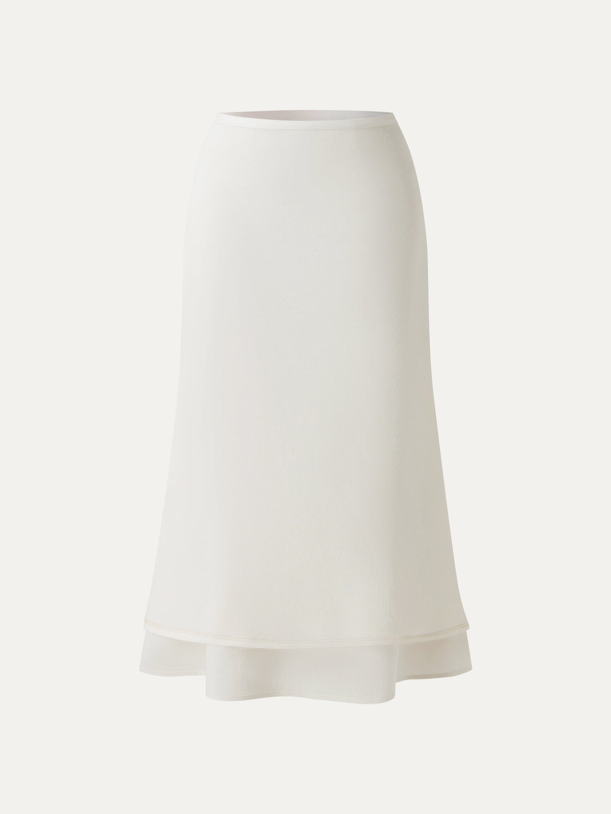 Lyocell-Linen Blend Maxi Flared Pull-On Skirt — original photo 6