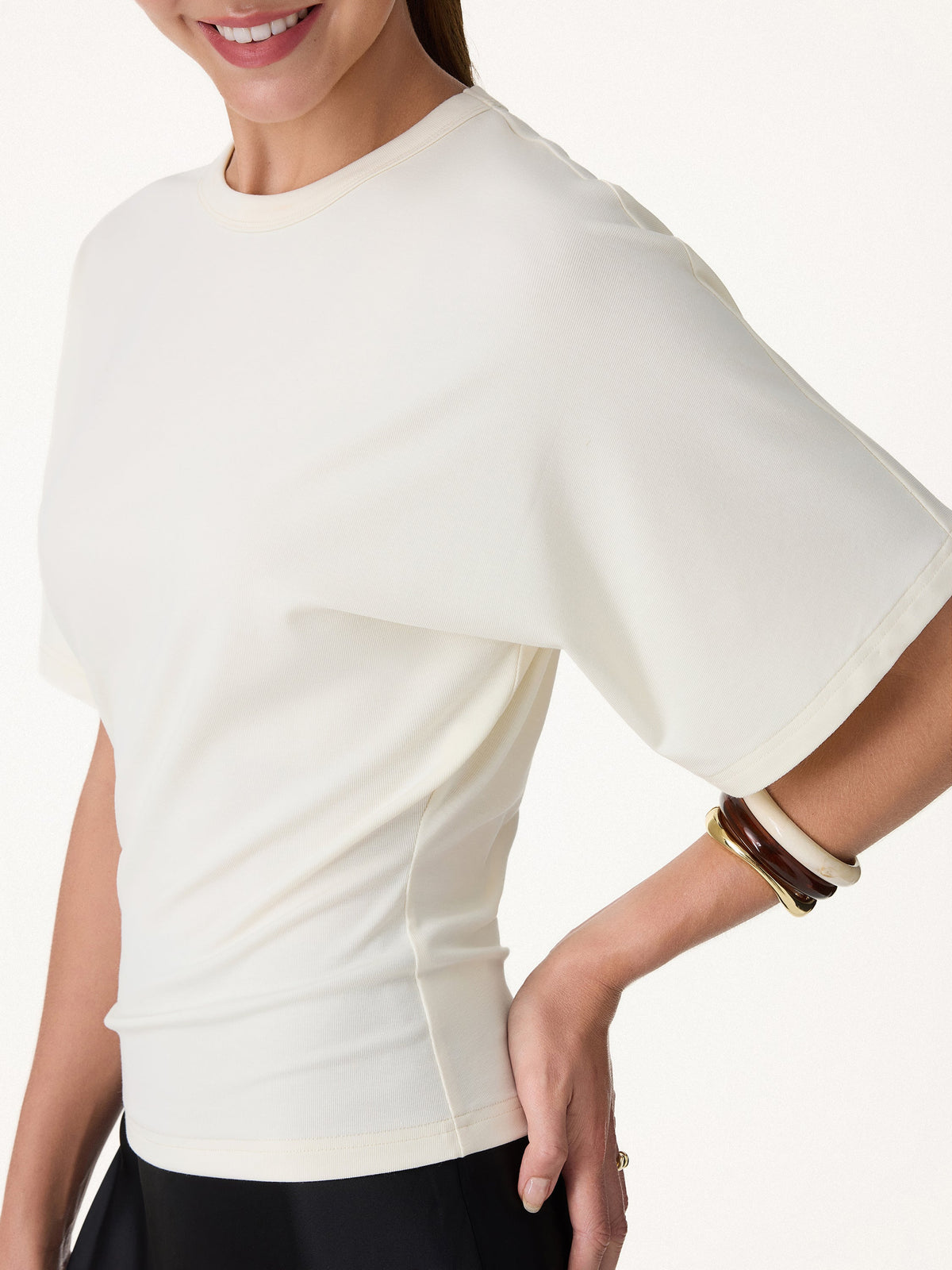 Elevated Cotton-Blend Essential Tee — original photo 6
