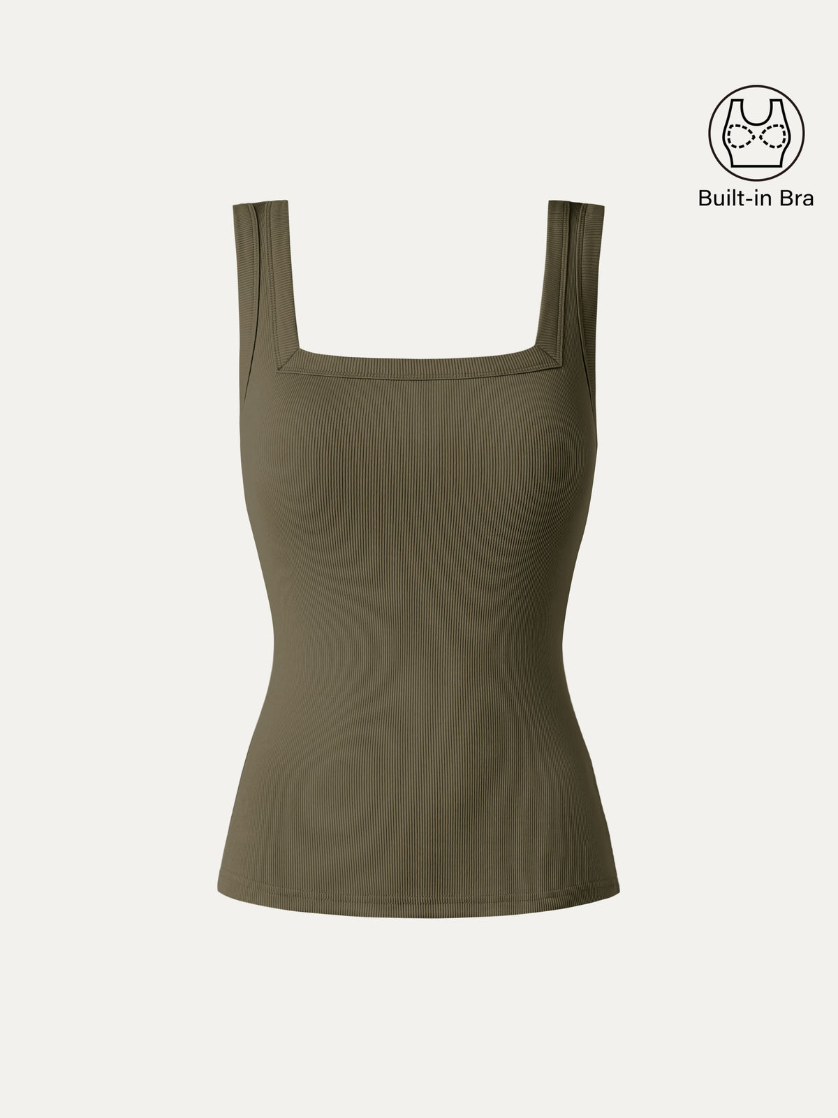Slinky Square Open-Back Bra Tank Top — original photo 11
